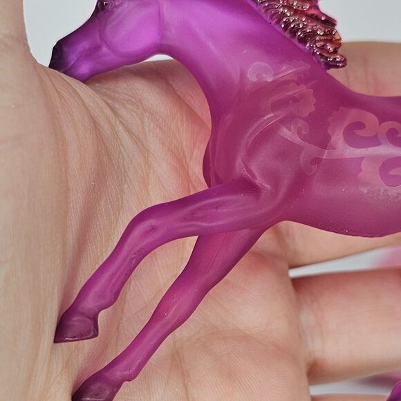 Breyerfest 2011 Stablemate Flora #71121 Clearware Decorator 750 Made - Picture 9 of 11